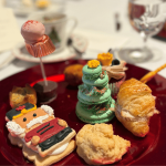 Festively decorated cookies and sandwiches served at the O.Henry Hotel Nutcracker Tea.